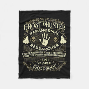Cobertor De Velo Ghost Hunter - Fantasma caçando Halloween Paranorm