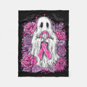 Cobertor De Velo Ghost Ribbon Breve Cancer Sensibilização Halloween