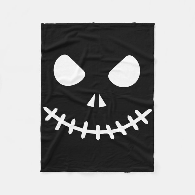Cobertor De Velo Ghost Skeleton Halloween (Frente)