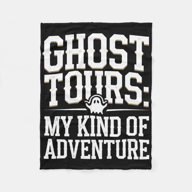 Cobertor De Velo Ghost Tour Paranormal Investigation Spooky Adventu (Frente)