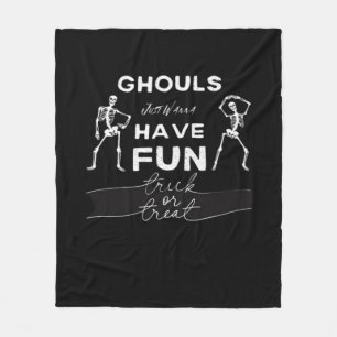 Cobertor De Velo Ghouls Só Quer Divertir-Se Com A Citação