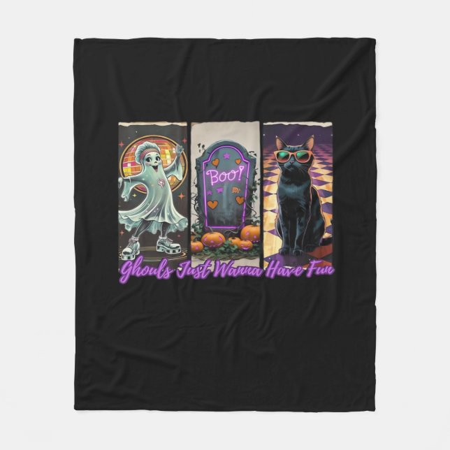Cobertor De Velo Ghouls Só Quer Divertir-Se Com O Estilo Da Lama (Frente)