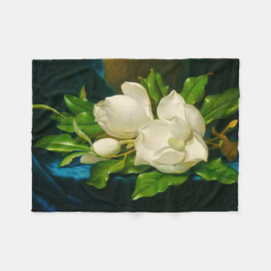 Cobertor De Velo Giant Magnolias Martin Johnson Heade Fine Art