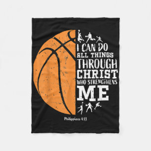 Cobertor De Velo Gif de Basquetebol Cristão para Homens e Meninos R