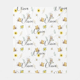 COBERTOR DE VELO GIFT DE BURACO DE BEBÊ BLANKET PERSONALIZADO CLÁSS