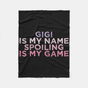 Cobertor De Velo Gigi É O Meu Nome A Estragar É O Meu Jogo Mães Eng