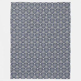 Cobertor De Velo Gilded Garden Lattice - Flor de Meia-Noite
