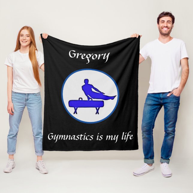 Cobertor De Velo Ginástica é minha vida - Ginástica Masculina (In Situ)