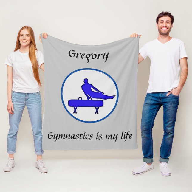 Cobertor De Velo Ginástica é minha vida - Ginástica Masculina (In Situ)
