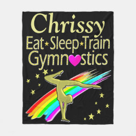 COBERTOR DE VELO GINÁSTICA PESSOALIZADA DE GINÁSTICO DE SONO