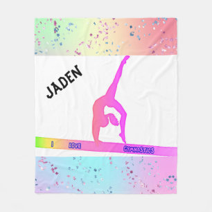 COBERTOR DE VELO GINASTICS BLANKET PERSONALIZADO!