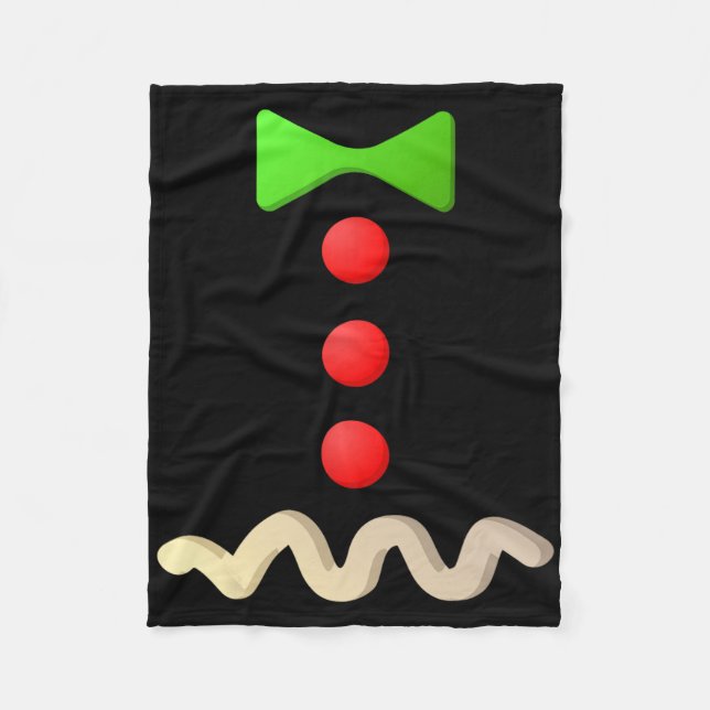 Cobertor De Velo Gingerbird Man Costume Halloween (Frente)