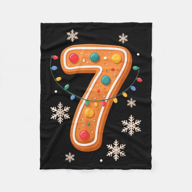 Cobertor De Velo Gingerbread 6 7 Meme Christmas Matching Couple Boy (Frente)