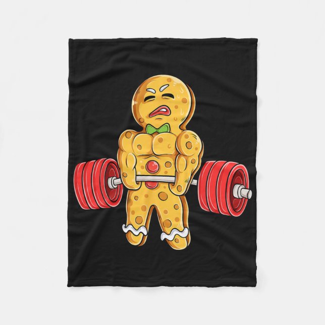 Cobertor De Velo Gingerpão Homem Gym Bodybuilding Chr (Frente)