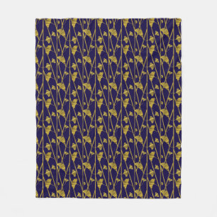 Cobertor De Velo ginkgo dourado