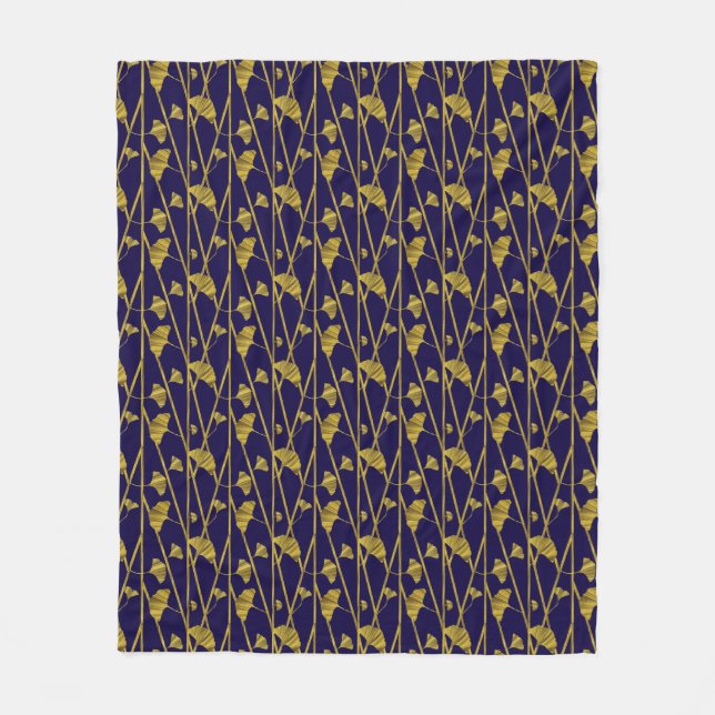 Cobertor De Velo ginkgo dourado (Frente)