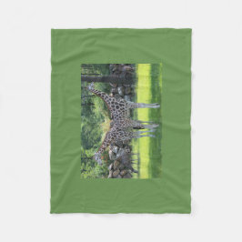 Cobertor De Velo Girafa Gêmeos Fofos Personalizam O Destino