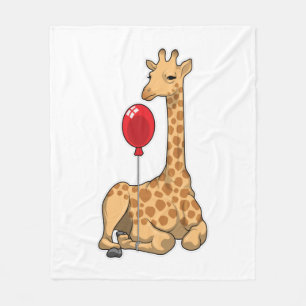Cobertor De Velo Giraffe Balloon