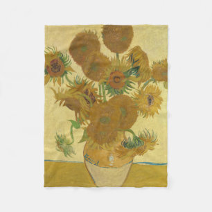 Cobertor De Velo Girassóis, Pintura a Óleo de Natureza Morta, Van G