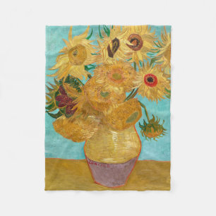 Cobertor De Velo Girassóis, Pintura de Natureza Morta Pós-Impressio