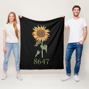 Cobertor De Velo Girassol 8647 86 47 Sutil Floral Boho Anti Trump