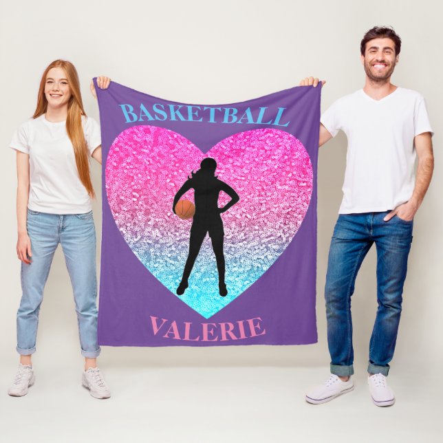 Cobertor De Velo Girls Basball Fleece Blanket (In Situ)