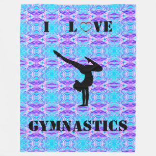 Cobertor De Velo Girls Gymnastics Blanket