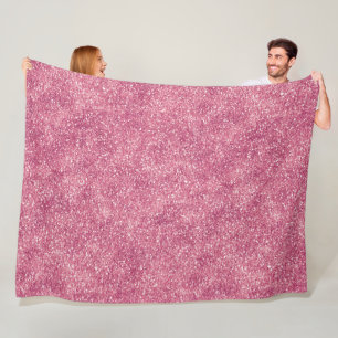 Cobertor De Velo Girly Pink Glitter Sparkle Glitz