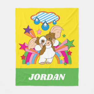 Cobertor De Velo Gizmo Sonho de gotas de chuva Adicione seu nom