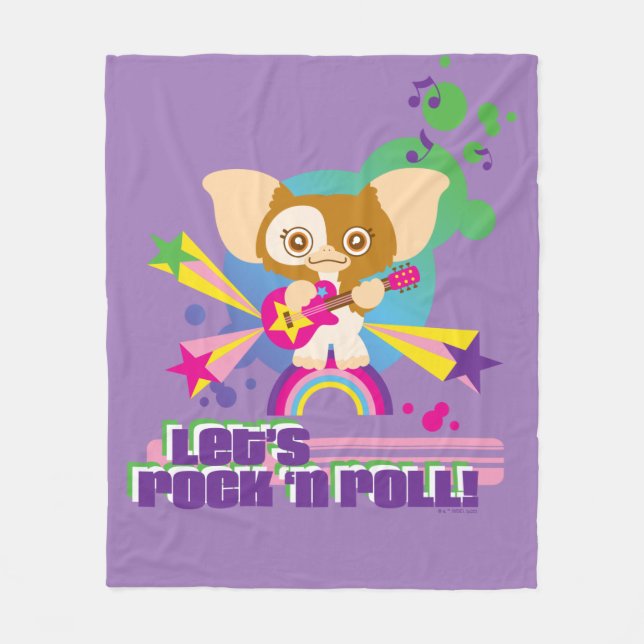 Cobertor De Velo Gizmo | Vamos Rock 'n Roll (Frente)