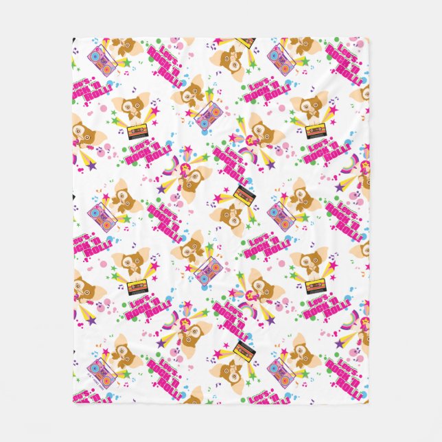 Cobertor De Velo Gizmo | Vamos Rock 'n Roll Pattern (Frente)