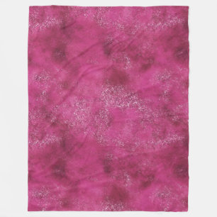 Cobertor De Velo Glitter Glitter Abstrato Rosa Girassol