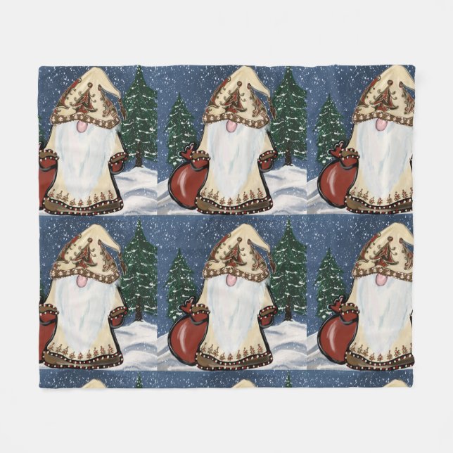 Cobertor De Velo GNOME de Natal (Frente (Horizontal))
