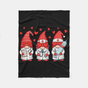 Cobertor De Velo Gnome Enfermeira Estetoscópio Enfermagem Jaleco Di