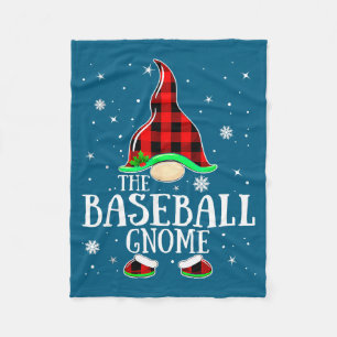 Cobertor De Velo Gnomo de Beisebol Plaid Buffalo Combinando