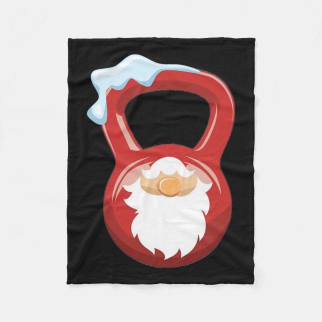 Cobertor De Velo Gnomo de Natal Kettlebell Xmas para Gy (Frente)
