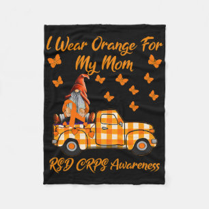 Cobertor De Velo Gnomos Eu Visto Laranja Para A Minha Mãe Sd Crps C