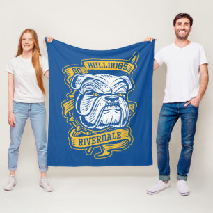 Cobertor De Velo Go Bulls - Riverdale Mascot Banner