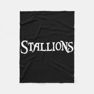 Cobertor De Velo Go Stallions Futebol Baseball Basball Cheer Fa