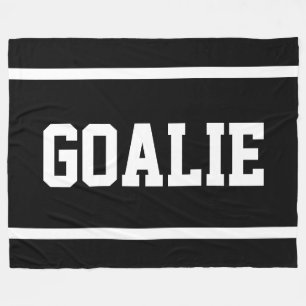 Cobertor De Velo GOALIE Esportivo Atletismo Preto Branco Listras de