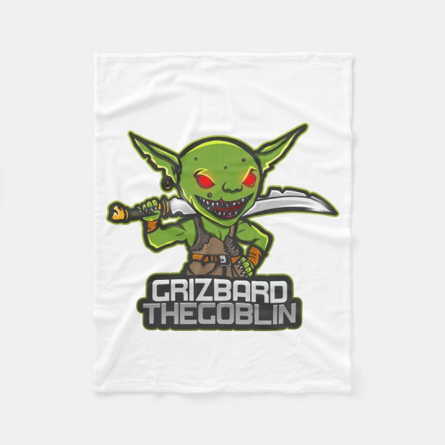 Cobertor De Velo Goblin chamado Grizbard (Frente)