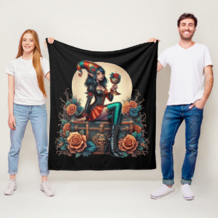 Cobertor De Velo Goblincore Gothic Fairy Fantasy Hallowmas