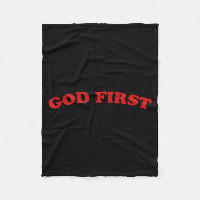 Cobertor De Velo God First T-shirt.png  (Frente)
