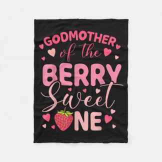 Cobertor De Velo Godmother of the berry sweet one strawberry first