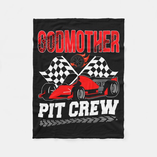 Cobertor De Velo Godmother T Crew Racing Family Race Car Birthday B (Frente)