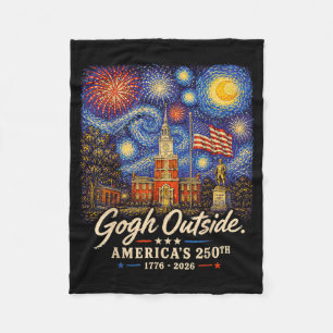 Cobertor De Velo Gogh Fora do 250º Aniversário 1776 2026 Pintar O