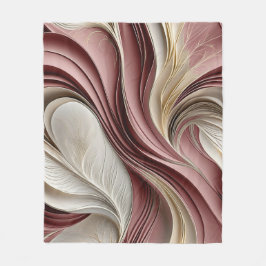 Cobertor De Velo Golden Air – Rose Champagne Flowing Abstract