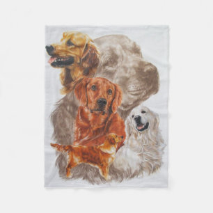 Cobertor De Velo Golden retriever