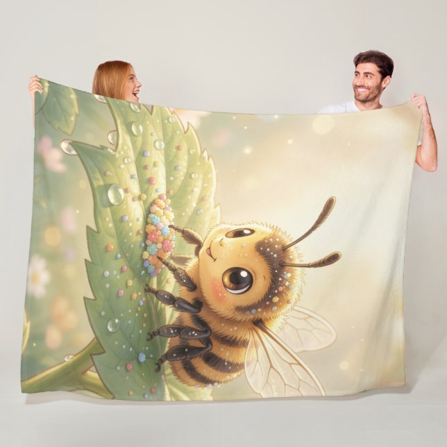 Cobertor De Velo Goldene Hummel im Blütentanz.6 (In Situ)