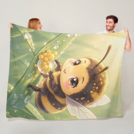 Cobertor De Velo Goldene Hummel im Blütentanz.8